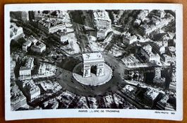 PARIS - L'Arc de Triomphe - Vue d'avion 1940
