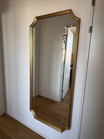 IKEA SVANSELE Spiegel, goldfarben