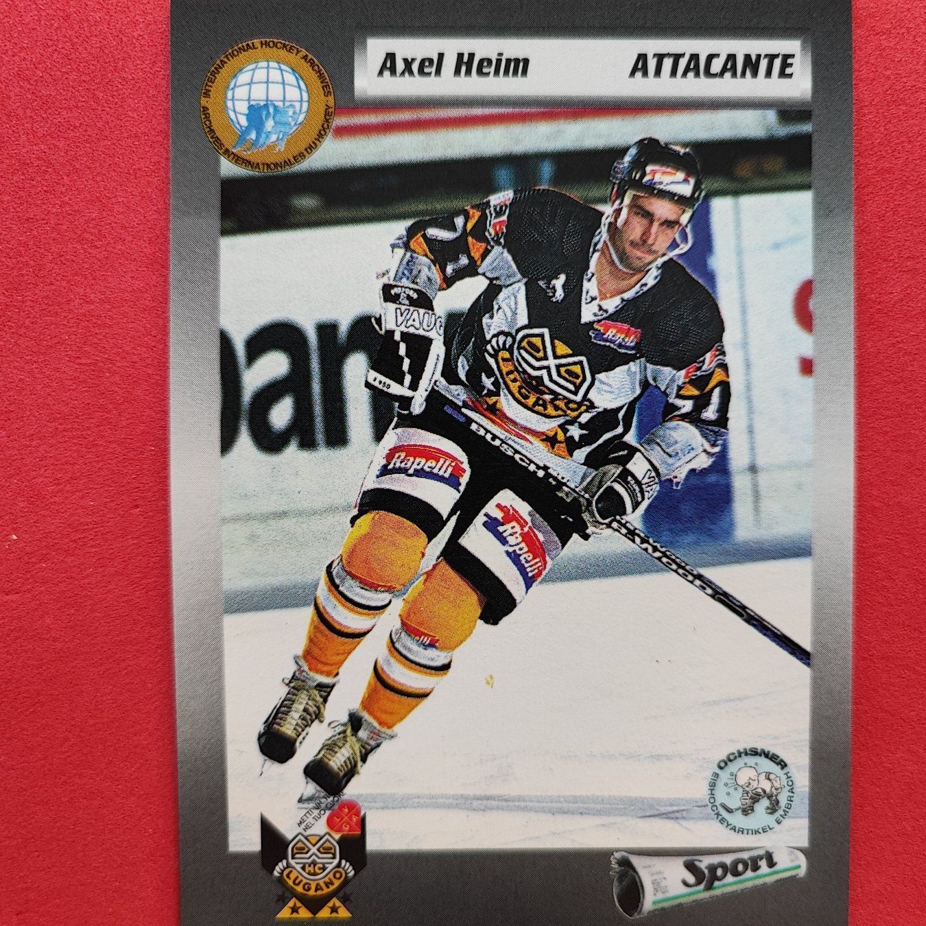 Sammelbilder & Trading cards: Axel Heim - HC LUGANO - 1993/94 – Gebraucht aus Dübendorf von kb86_MOVIE
