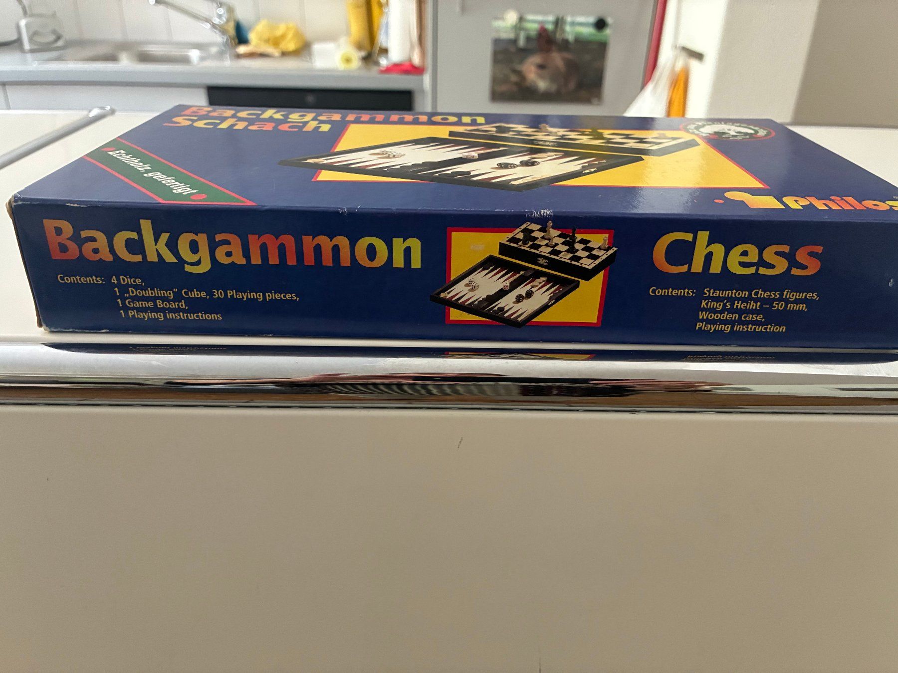 Jeux: Backgammon und Schach Echtholz – Neuf (Voir description) à Thalwil par figueres 1