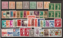 CH003 - Lot timbres CH neufs **