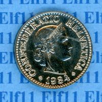 CHF___0.10 1934 stgl * nigelnagelneu! 10 Rappen