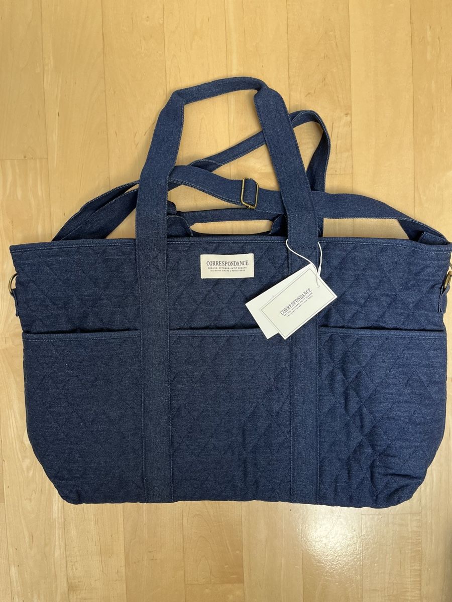 Sezane Borse da donna: Sézane  Weekender Denim Matelassé T.U.  – Nuovo e nell'imballaggio originale da Zeiningen venduto da man_69cj
