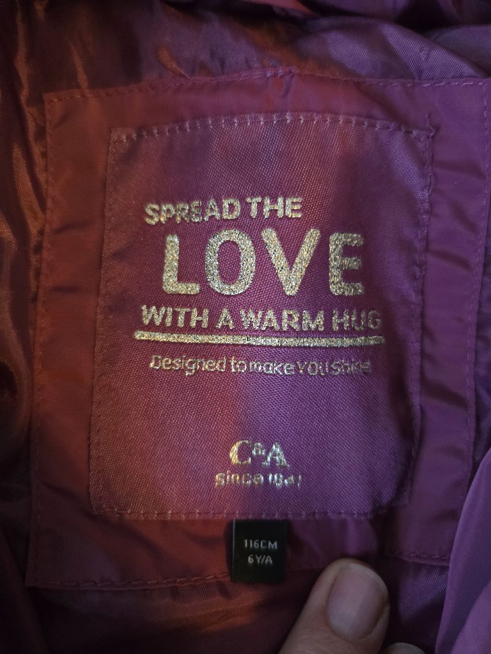 C&A Jacken & Mäntel: C&A Winterjacke Mädchen, Grösse 116 – Gebraucht aus Unterentfelden von Panda-87 1