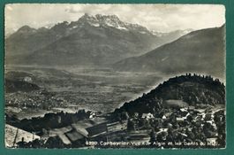 Corbeyrier, Vue sur Aigle, 1939, ungelaufen