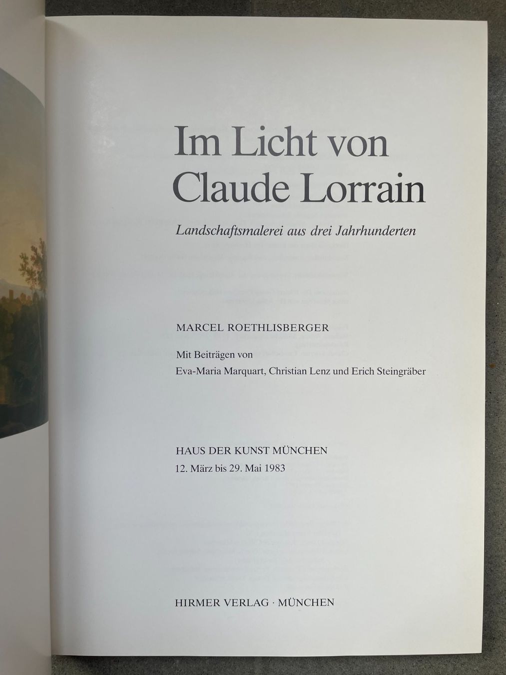 Libri: Im Licht von Claude Lorrain 1983 – Usato da Zofingen venduto da angito 2