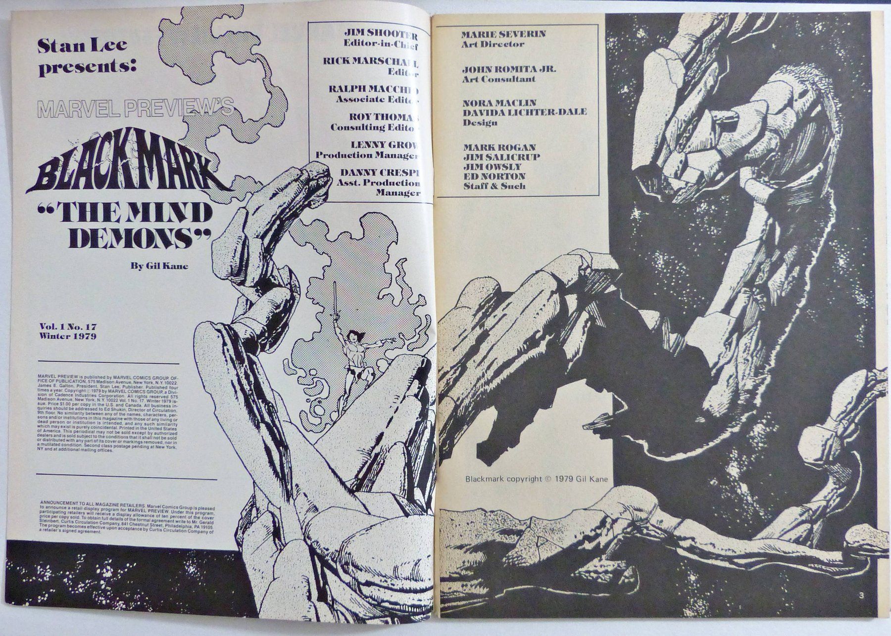 Fumetti: MARVEL PREVIEW #17 MAGAZINE BLACKMARK 1979 – Usato da Lugano venduto da YouWantUS 1