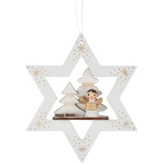 Tutte le decorazioni: Baumschmuck Sterne 11cm Holz Weiss – Nuovo e nell'imballaggio originale da Basel venduto da Seifehuesli 4