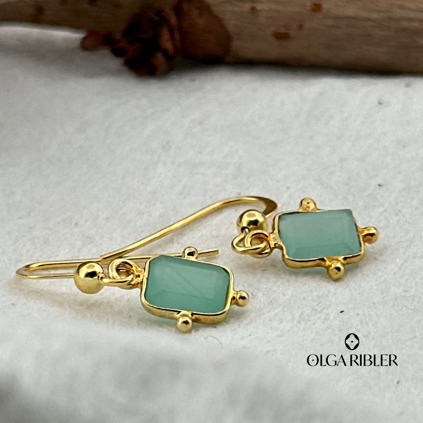 Olga Ribler Ohrringe & -stecker: Sterling Silber 925 Ohrringe mit Amazonite – Neu (gemäss Beschreibung) aus Luzern von Schmuckoutlet 3