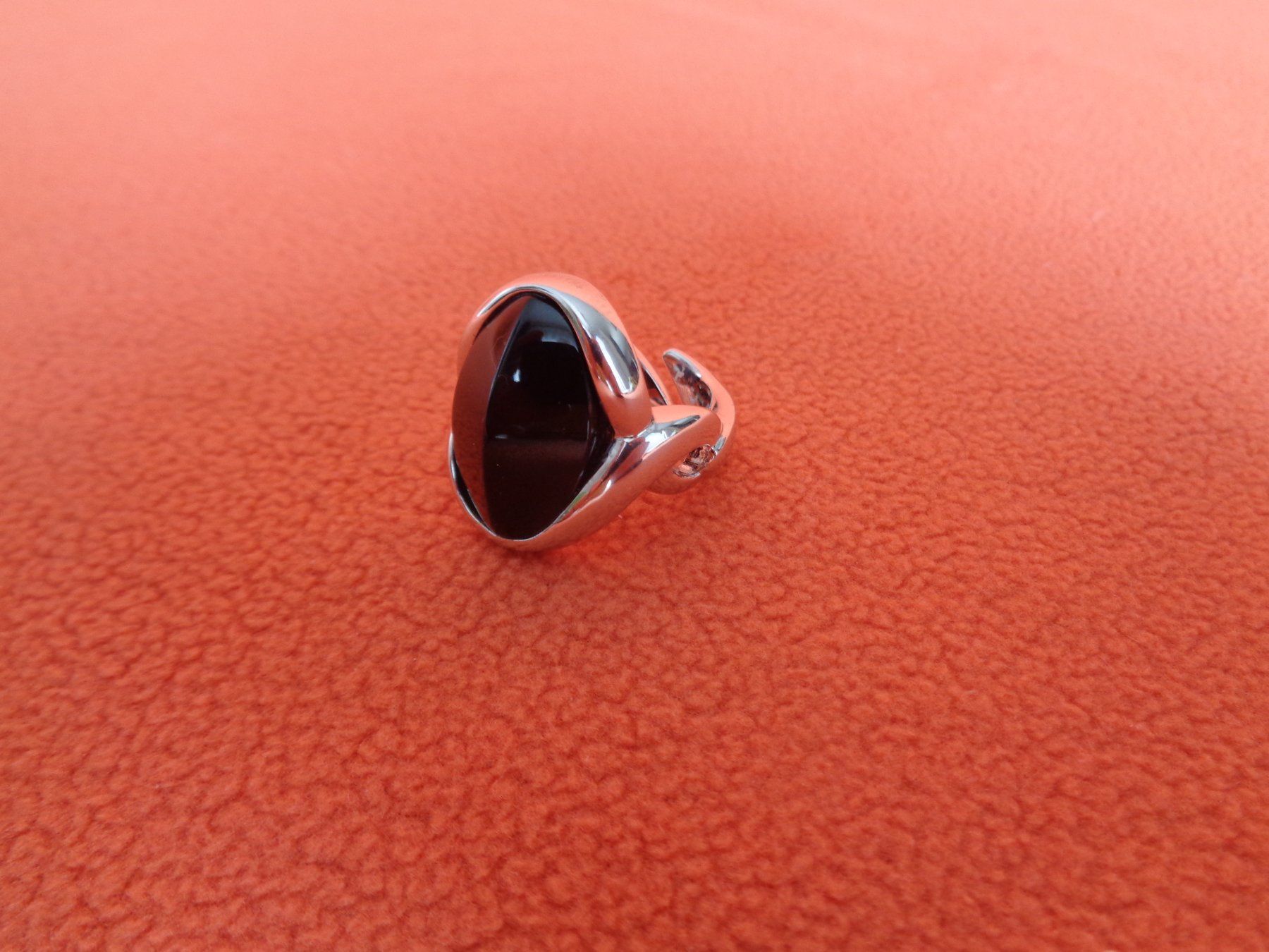 Anelli: Silberring mit Onyx - Sterling Silber 925 Grösse 57 – Nuovo (secondo la descrizione) da Chur venduto da omonia 5