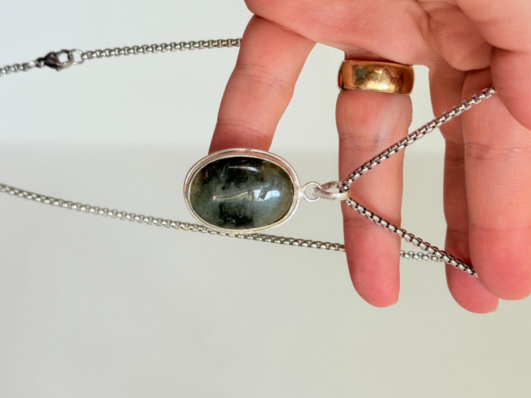 Colliers: Labradorite necklace – Neuf avec emballage d'origine à Genève par AGBERG 4