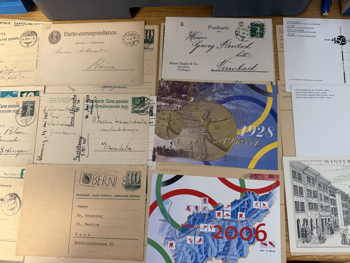 Cartoline postali: 80 AK/PK und Maximumkarten ab Alt – Usato da Murgenthal venduto da Tina_4055 3