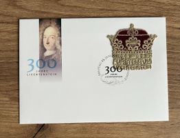 Schöner FDC FL 2019 Stickerei-Marke