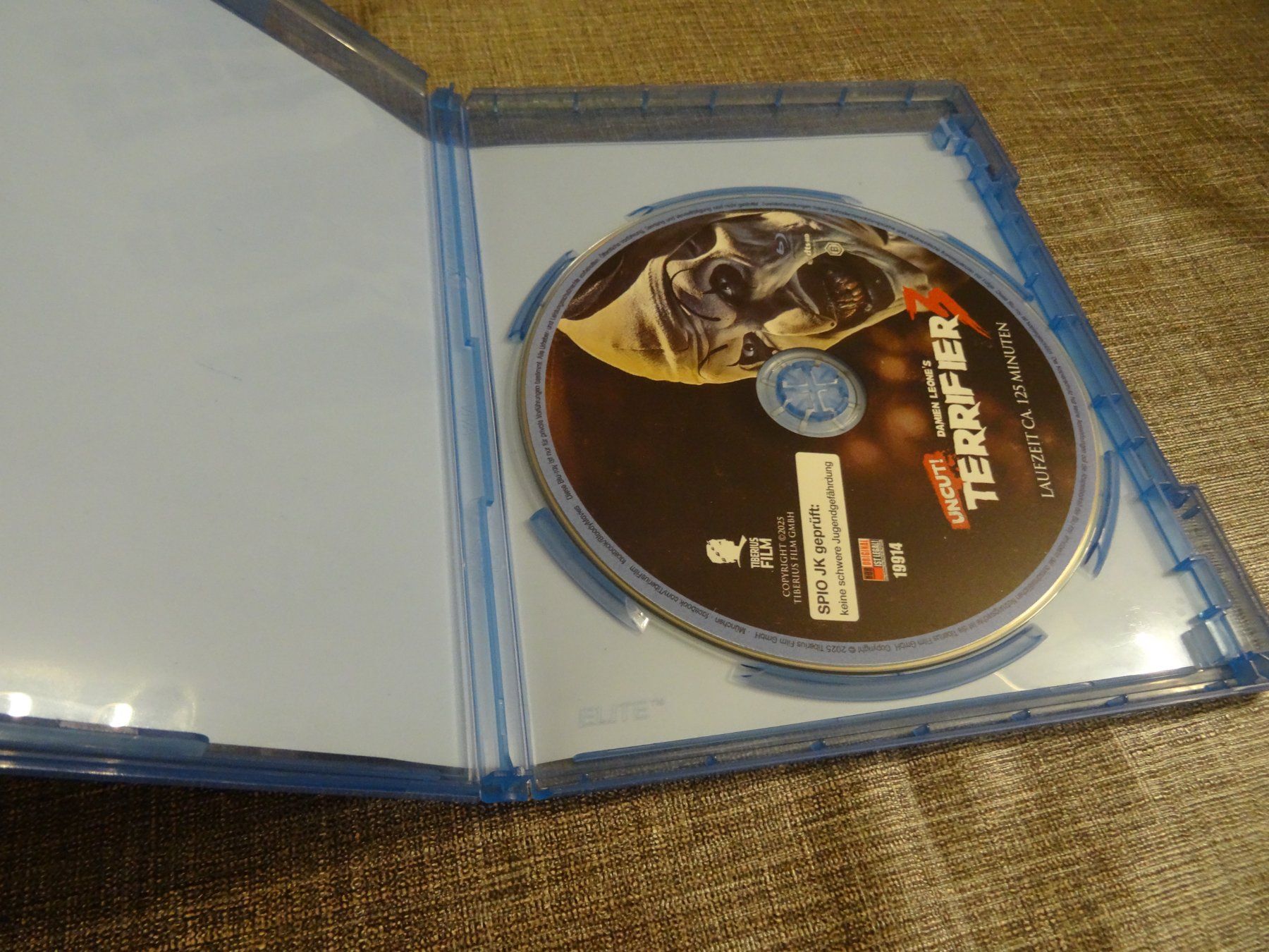 Tutti i DVDs: Blu-ray Terrifier 3 Uncut Deutsch – Usato da Olten venduto da Disc-Verkauf 1
