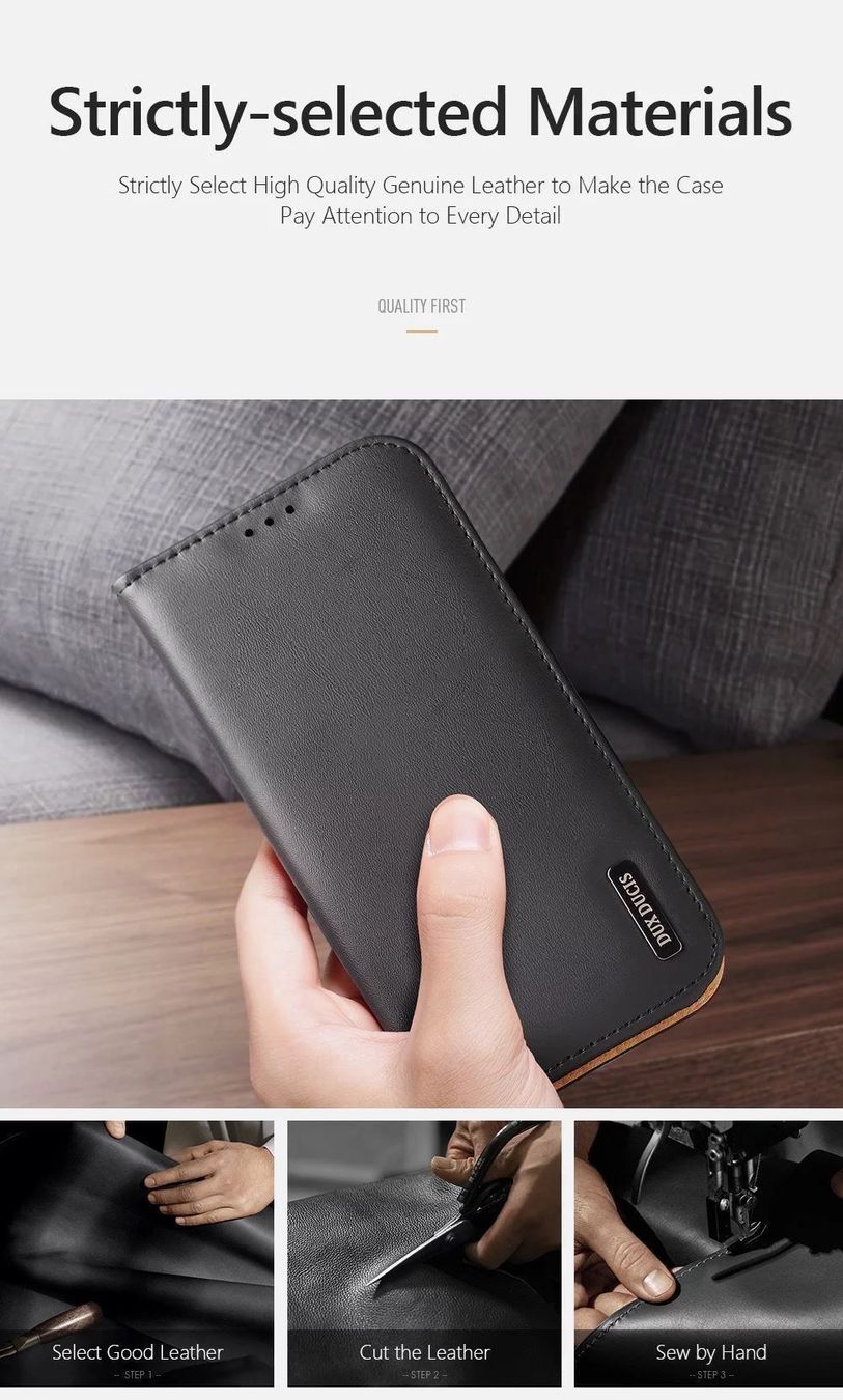 Covers & Schutzfolien: Dux Ducis iPhone 13 Pro Leder Case – Neu und originalverpackt aus Zürich von Store-247 8