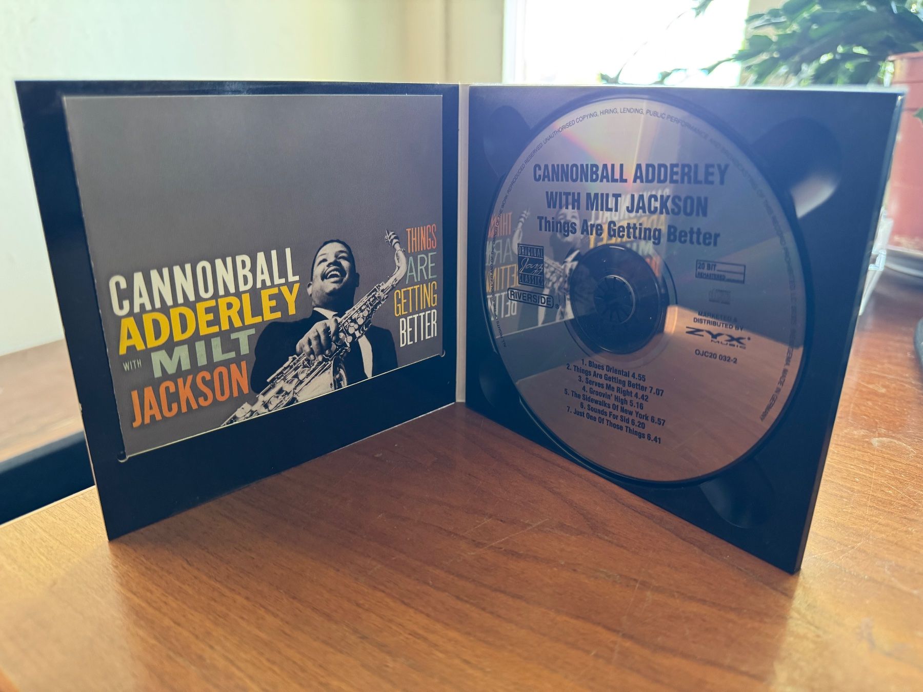 CD: Cannonball Adderley, Milt Jackson - Things Are Getting KA01B – Usato da Küsnacht ZH venduto da JazzRecords 2