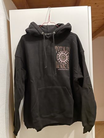 Schwarzer Tally Weijl Hoodie mit Print, Grösse S