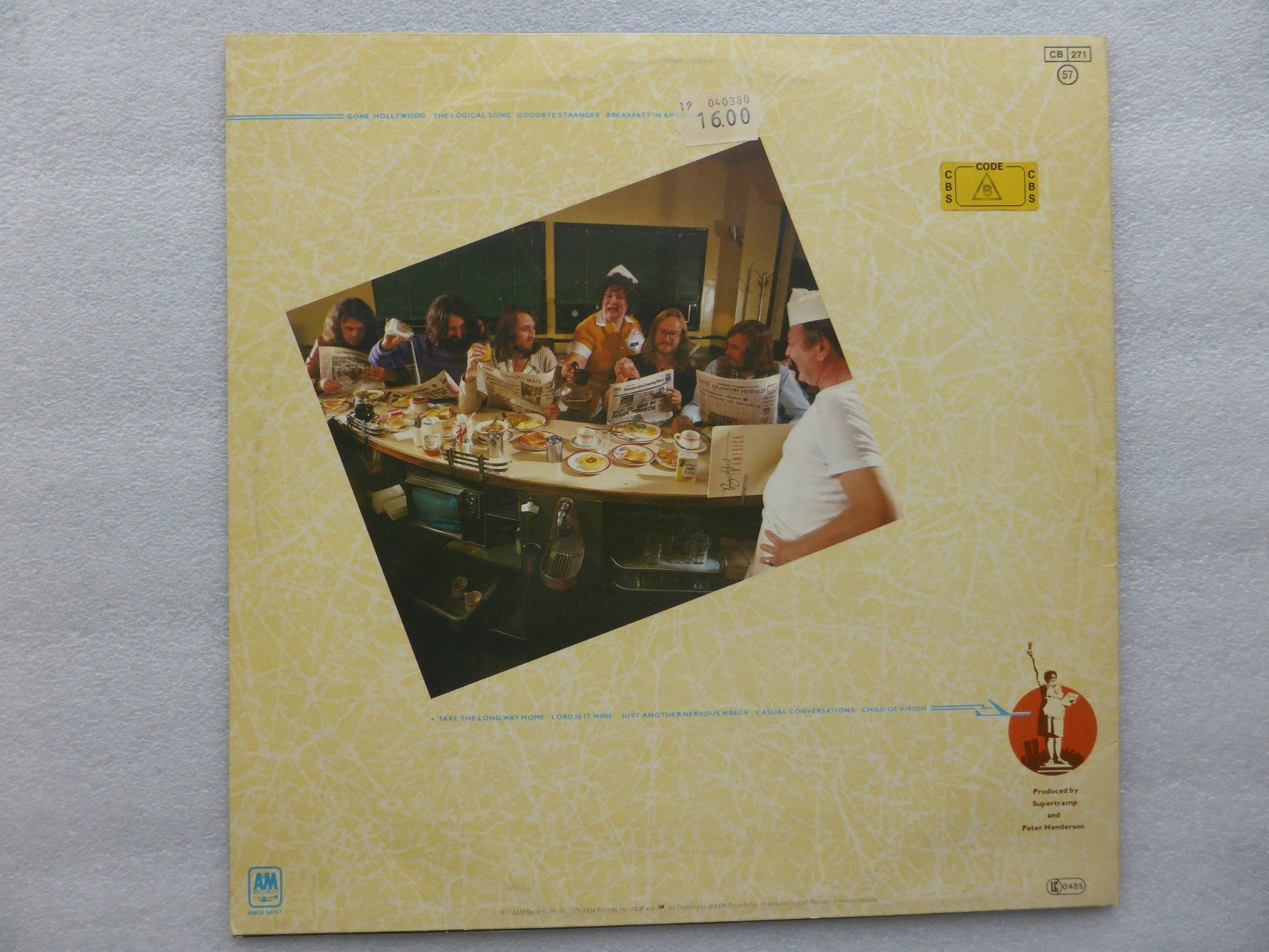 Schallplatten: VINYL  LP  SUPERTRAMP – Gebraucht aus Küssnacht am Rigi von Sunnestrahl 1