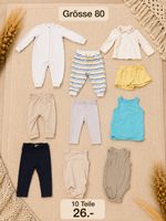 Babykleidung 10 Teile, Grösse 80, guter Zustand