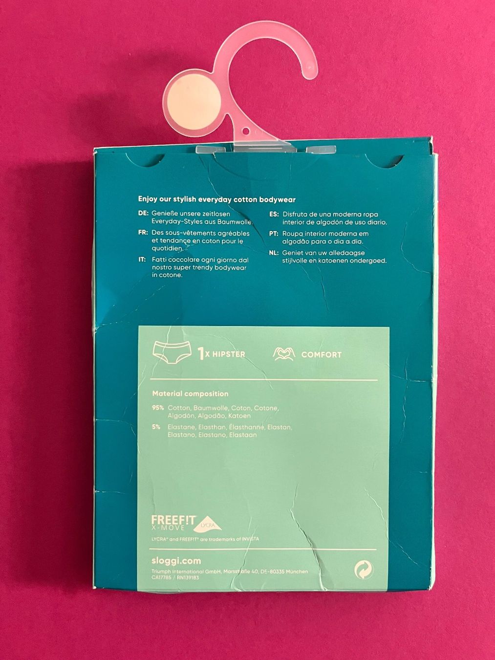 Sloggi Altra biancheria intima: SLOGGI 100, Hipster, Grösse 46, Farbe Weiss – Nuovo e nell'imballaggio originale da Rudolfstetten venduto da gst_g7xl 1