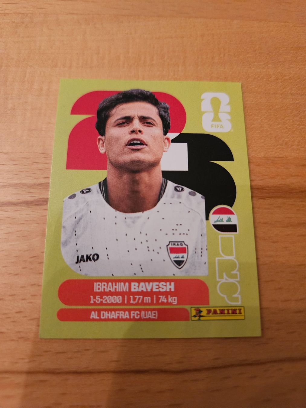 Panini Carte collezionabili: Panini WM 2026 IRQ 11 – Nuovo (secondo la descrizione) da Winterthur venduto da melac