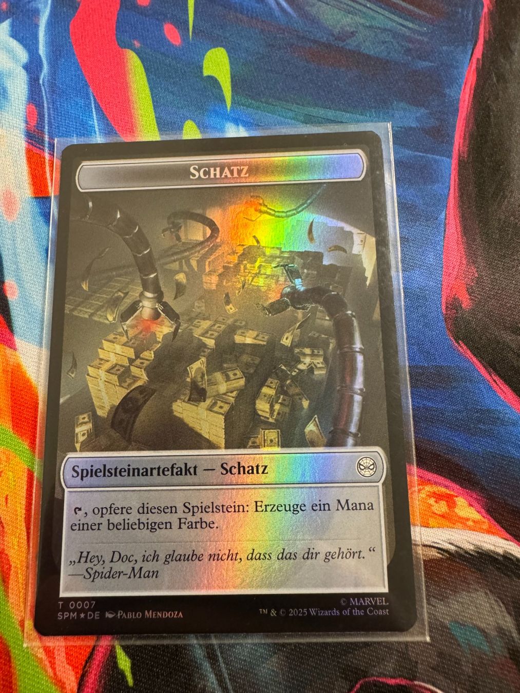 Magic The Gathering Carte collezionabili: Mensch, Bürger // Schatz -Foil - Marvel's Spider-Man - Magic – Nuovo (secondo la descrizione) da Bülach venduto da Pfrenzel 1