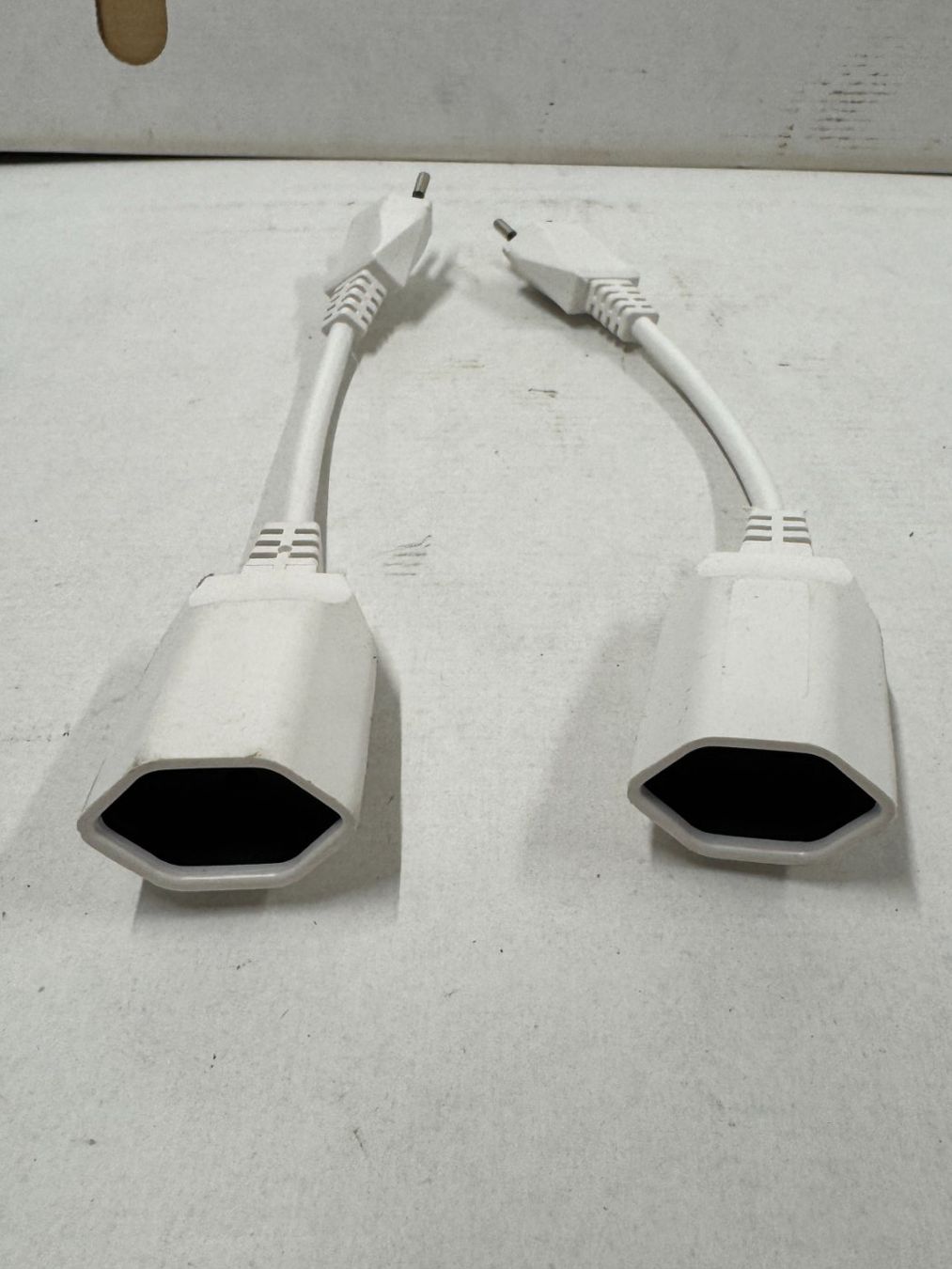 Cavi: 2x Adapter Kabel / Stromkabel, weiss (C346) – Nuovo (secondo la descrizione) da Däniken SO venduto da Profog1