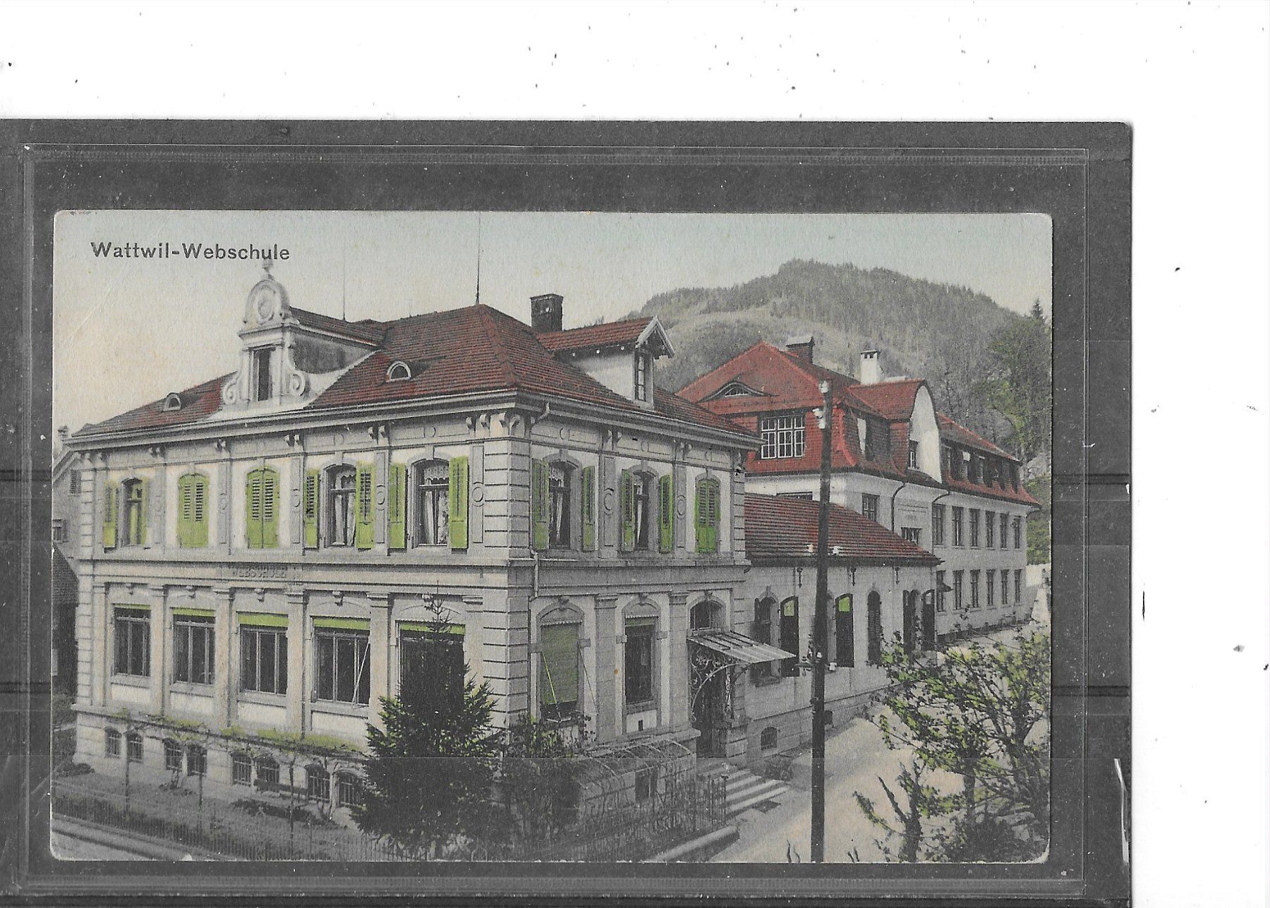 Cartoline postali: SG Wattwil 1912 Webschule – Usato da Schocherswil venduto da Wilare