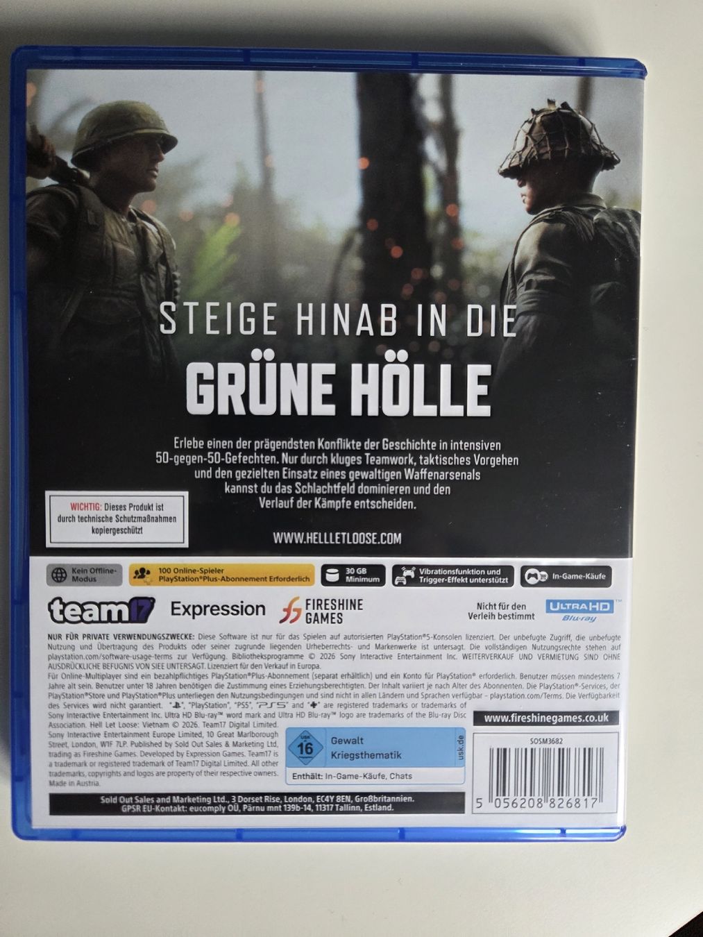 Giochi: Hell let Loose/ PS5 Game – Nuovo (secondo la descrizione) da Inkwil venduto da pat_f2d6 1