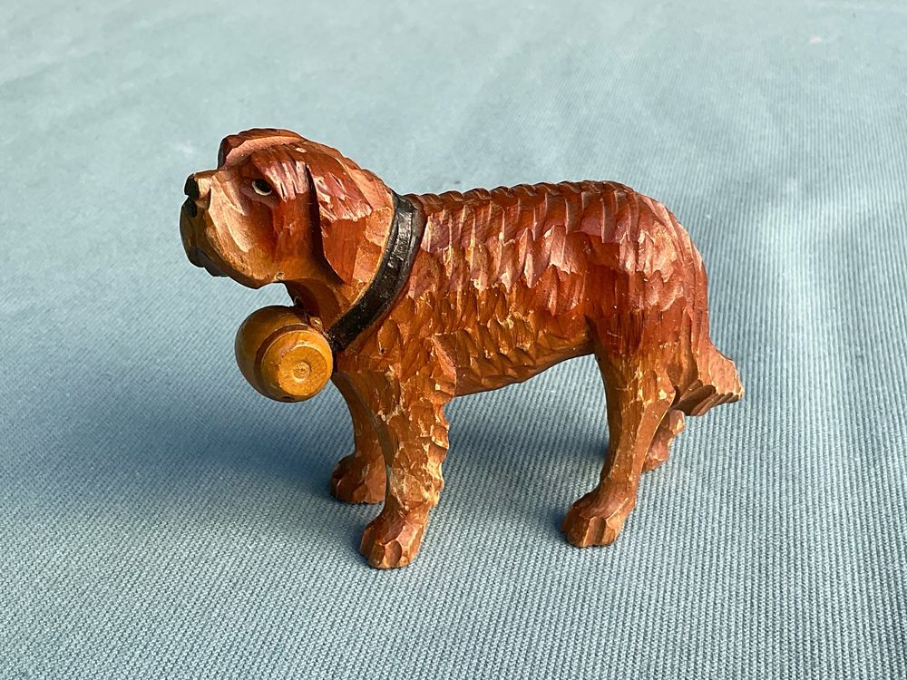 6x MDF-Verzierungen 'Bernhardiner Hund' – 3 Mm Dick, Lasergraviert, Zum Bemalen