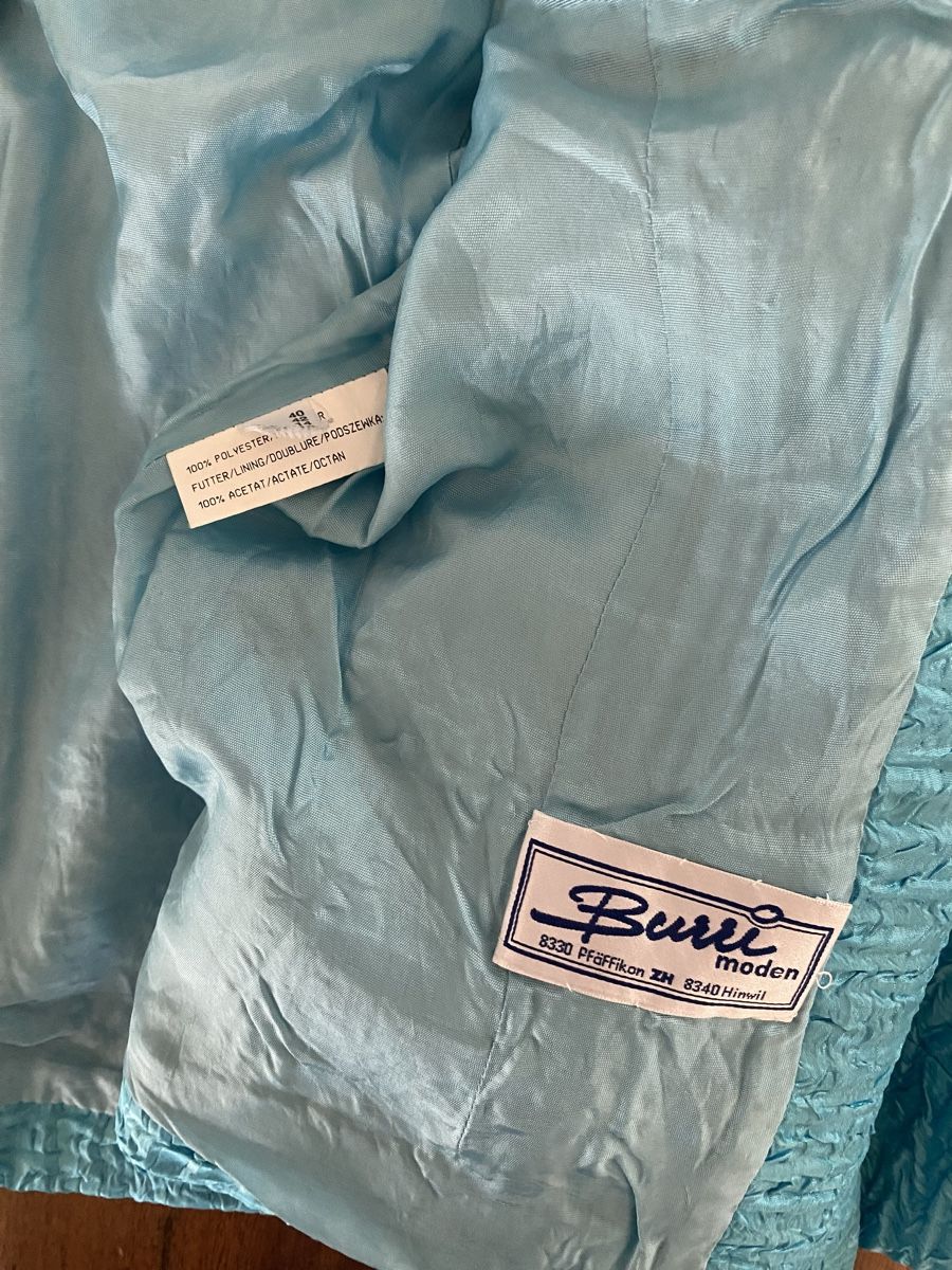 Jacken: Tuzzi Jacke / Blazer blau-türkis, Gr. 40 – Gebraucht aus Jona von Flamingoo 3