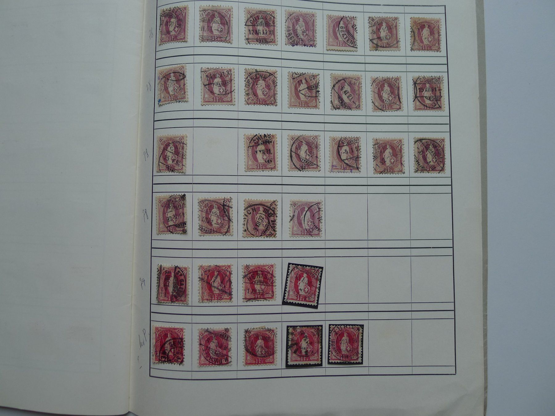 Tutti i francobolli: Sammlung Schweiz ab 1862- ca. 1908 – Usato da Dagmersellen venduto da q1w2e3r4 8