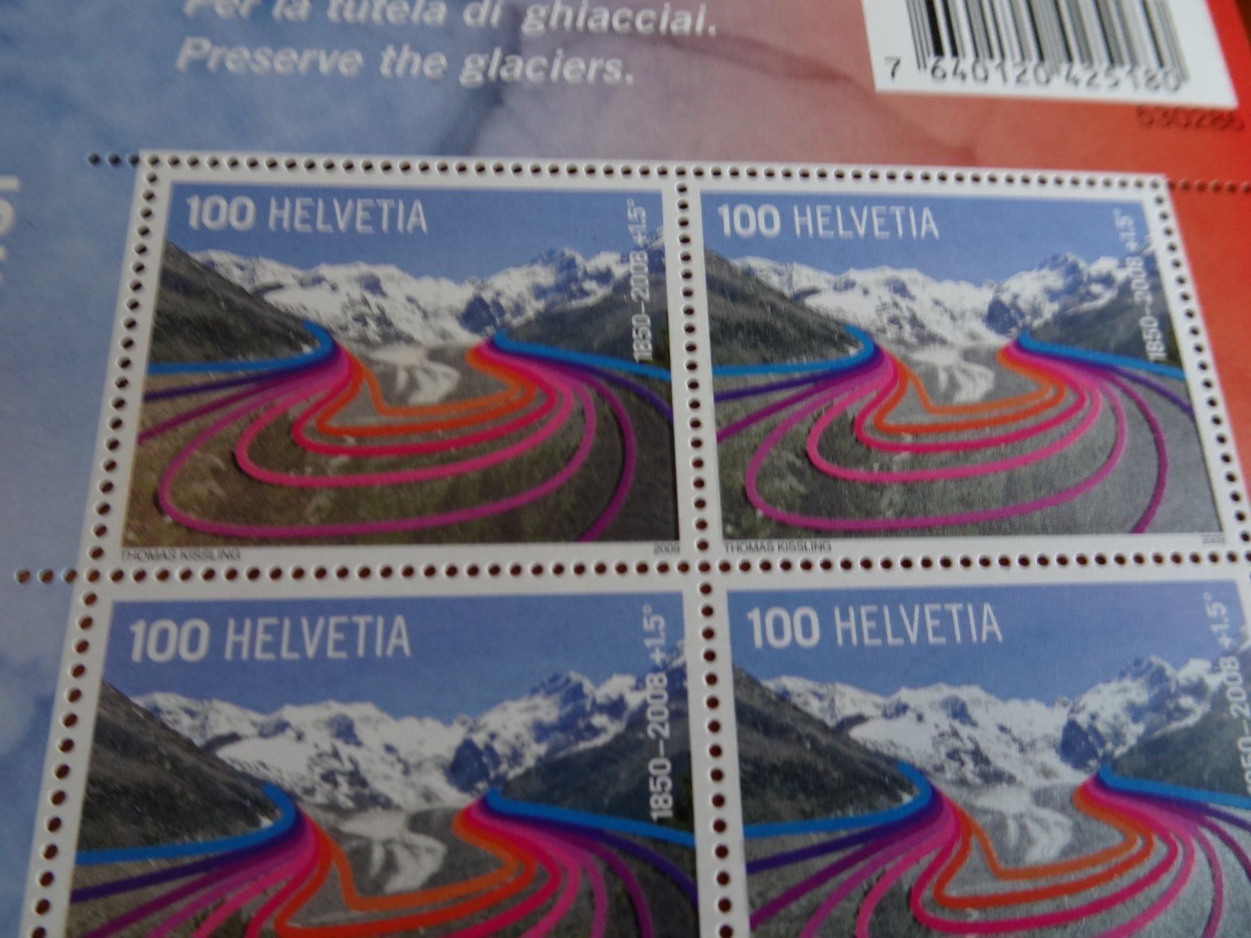 Tutti i francobolli: 2009 KLEINBOGEN POSTFRISCH; GLETSCHER – Nuovo (secondo la descrizione) da Eschenbach SG venduto da eDaisy 2