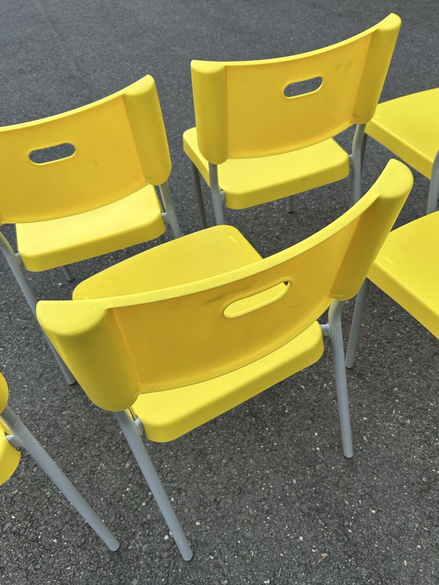 Ikea Sedie: Lot de 10 chaises IKEA jaune vintage – Usato da Thierrens venduto da Bigla 8