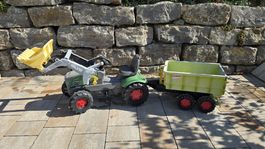 Kindertraktor mit Muldenkipper