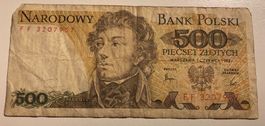 Polen 500 Zlotych 1982