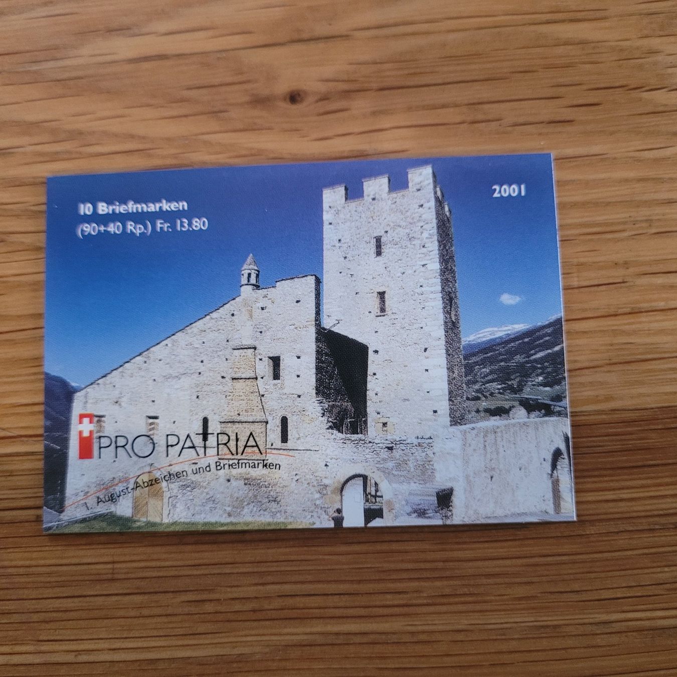 Alle Briefmarken: Markenheftchen Carnet De Timbre Pro Patria 2001 – Gebraucht aus Biel/Bienne von Destockweb