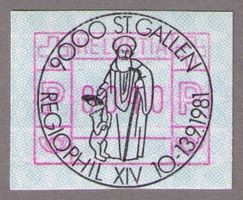 ATM 3_Sonder-VO 13.9.81_St.Gallen_REGIOPHIL_Gallus mit Bär !