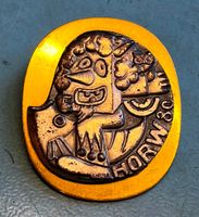 Fasnacht Plakette Gold Horw 1980