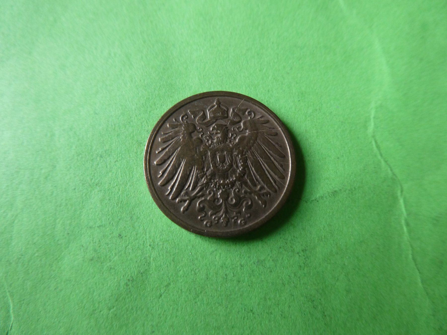 Toutes les monnaies: Dt. Reich 1906 G, 2 Pfennig – D'occasion à Hinterforst par Rohusri 1
