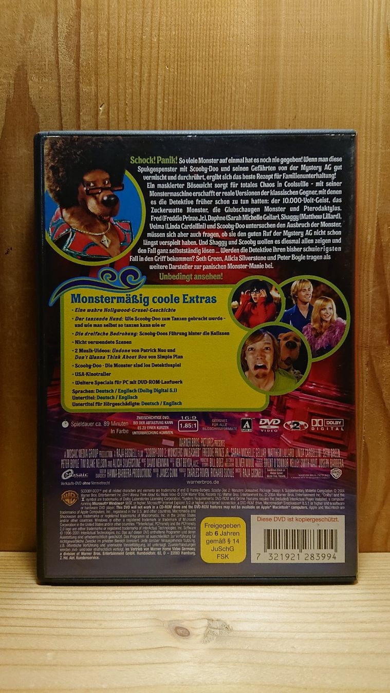 Tutti i DVDs: SCOOBY-DOO 2 auf DVD – Usato da Wilderswil venduto da Exebub 1