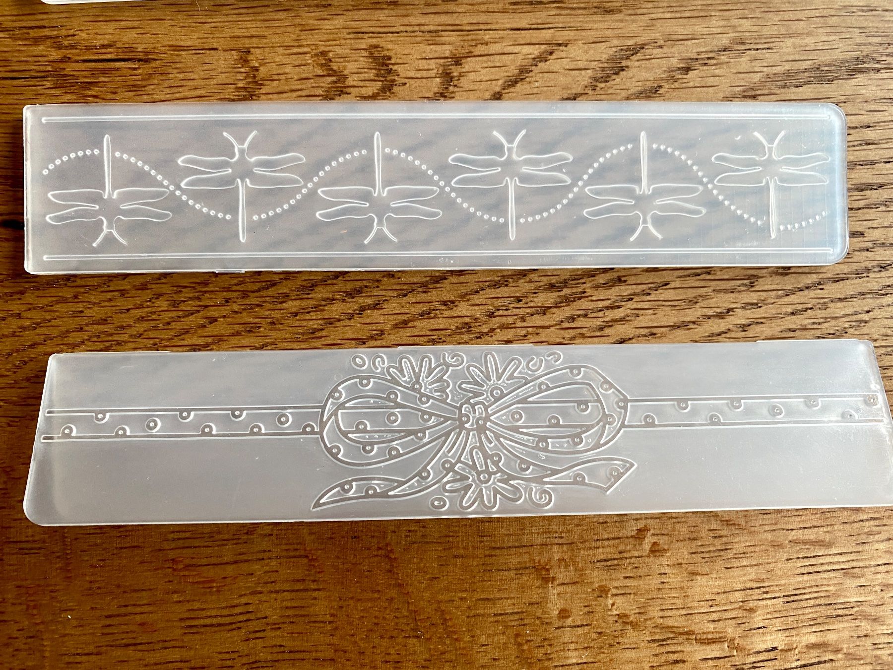 Sciablone: 4 Embossing Folders 15cm x 3cm – Usato da Dietlikon venduto da Kitaa 2