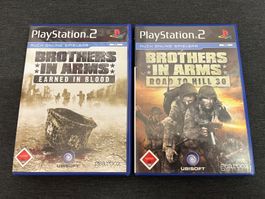 Brothers in Arms Earned in Blood + Road to Hill 30 - PS2 Set
