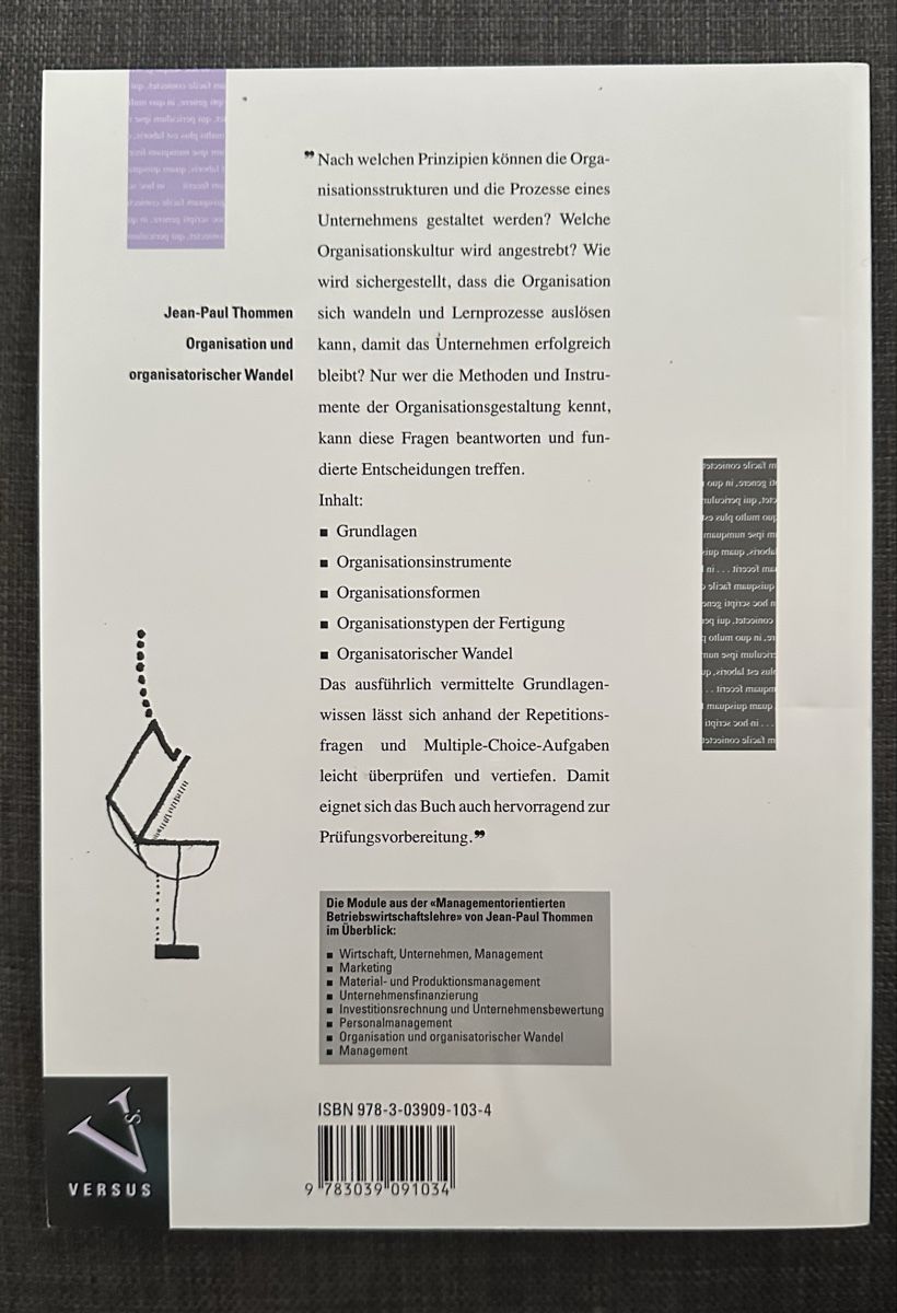 Libri: Organisation und organisatorischer Wandel, 2012 – Usato da Münchenbuchsee venduto da MiamiGirl17 1