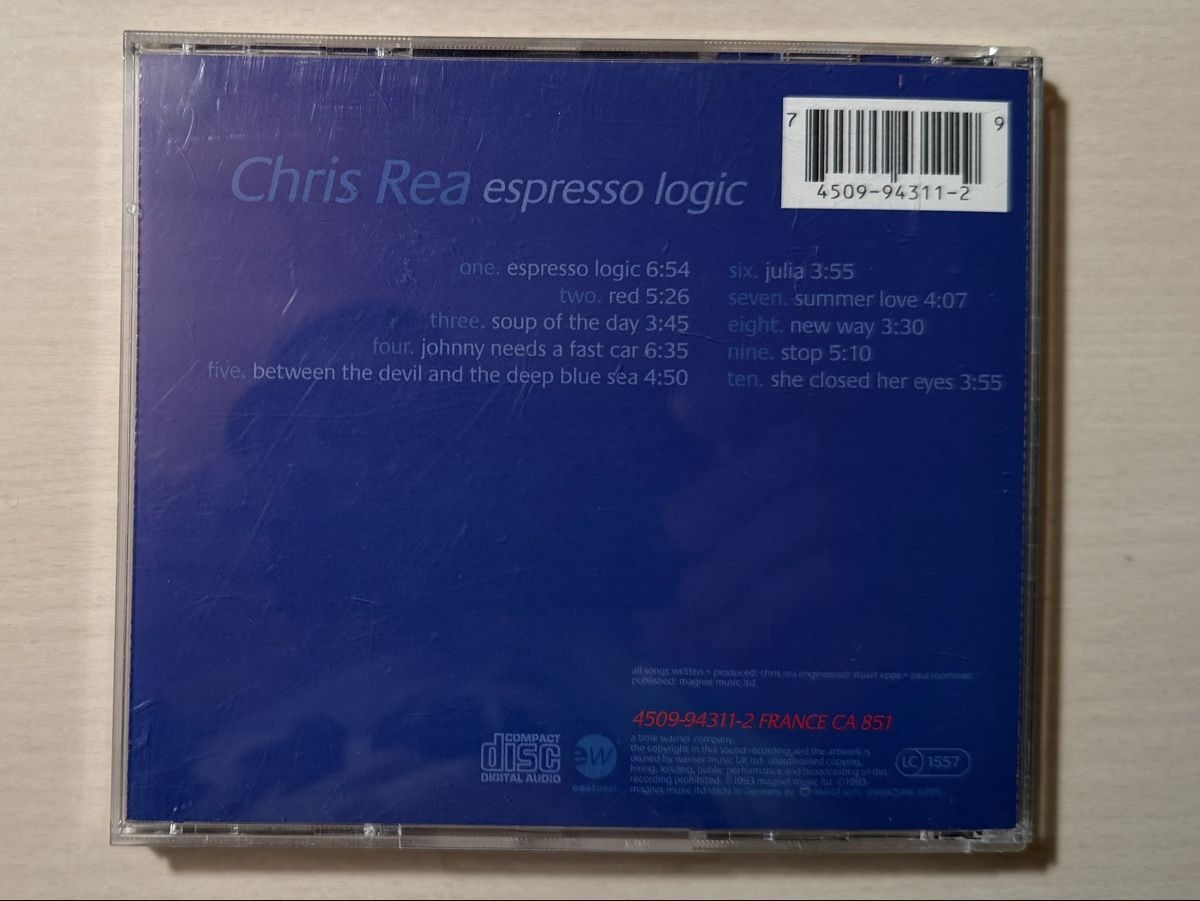CD: Chris Rea - espresso logic CD Album – Usato da Oberried Brienz venduto da Chyara 1