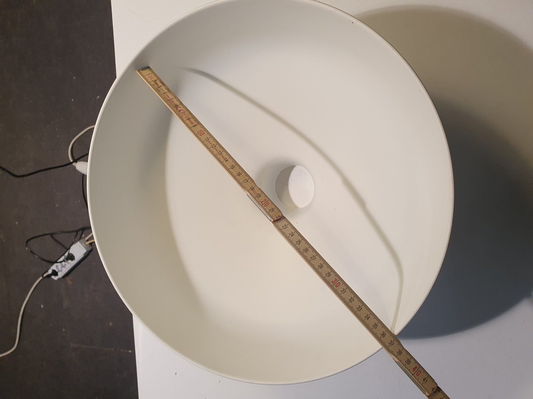 Lampenschirme: Lampenschirm weiss 37 cm Durchmesser – Gebraucht aus Zürich von loosebone 4