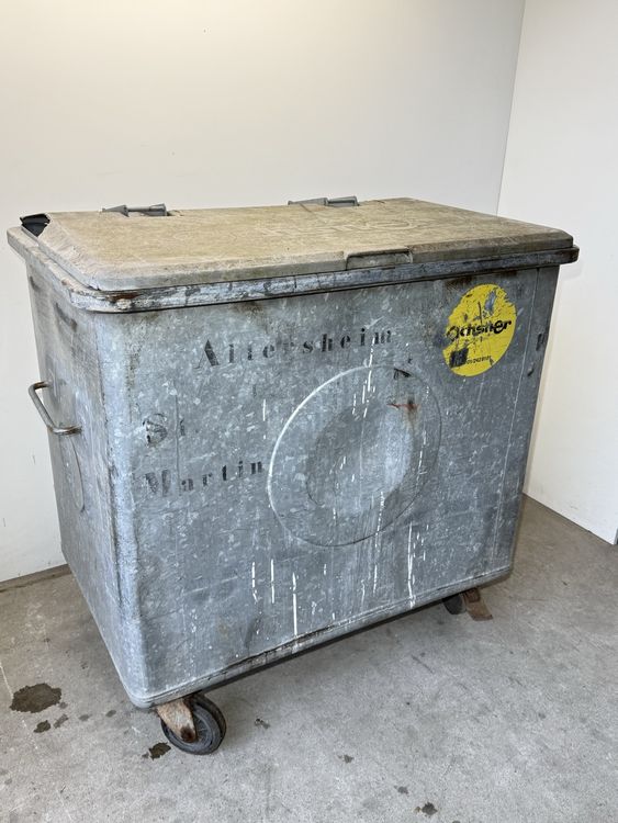 Abfallcontainer Ochsner 800l verzinkt Metallcontainer (Gebraucht) in ...