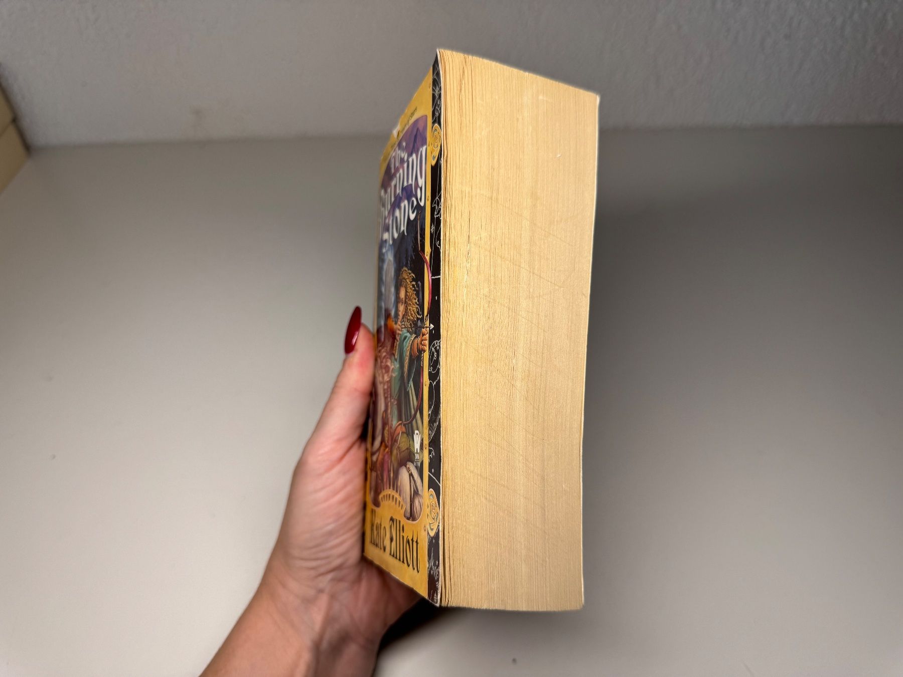 Libri: NOVEL: Kate Elliot, The Burning Stone – Usato da Grosswangen venduto da English_books 1