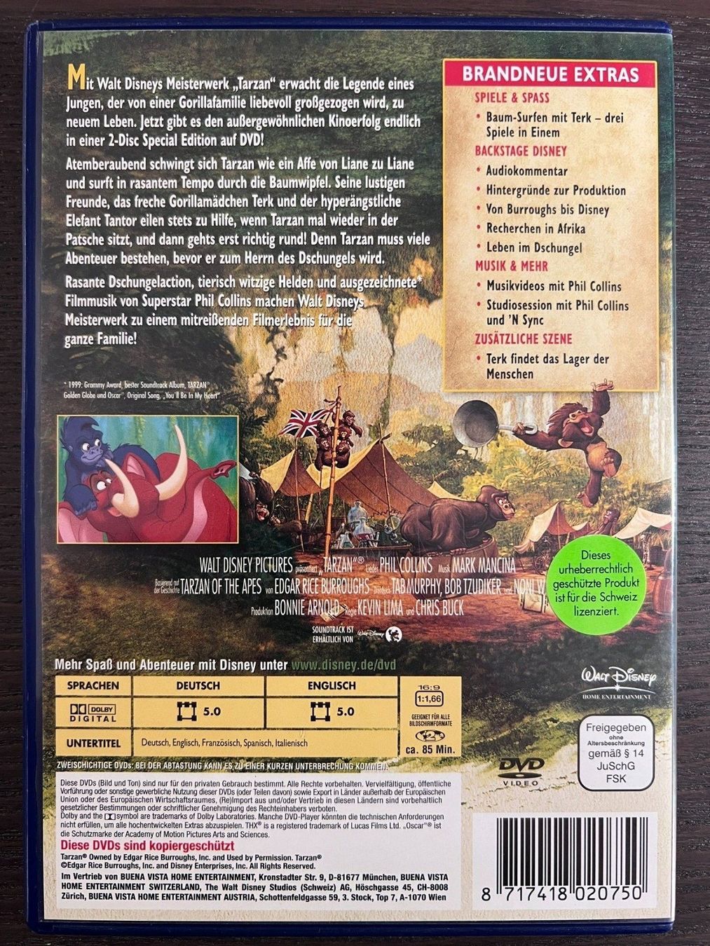 Tutti i DVDs: Tarzan – Usato da Zürich venduto da FilmFreunde 1