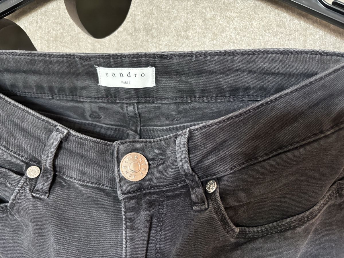 Sandro Jeans: graue Stretch-Jeans SANDRO Gr. 34 – Usato da Bottighofen venduto da lwa_11686 2